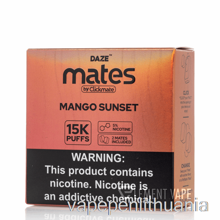 7 Daze Mate Ankštys Mango Sunset Vape Skystis